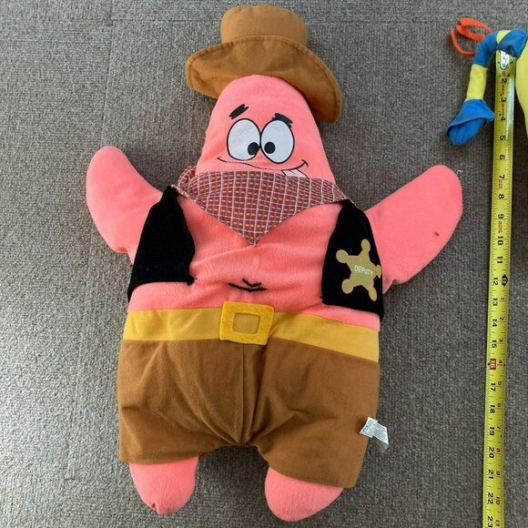 Nanco Spongebob Super Hero Quickster & Patrick Star Deputy Large Plush Toy Pair - Picture 3 of 15